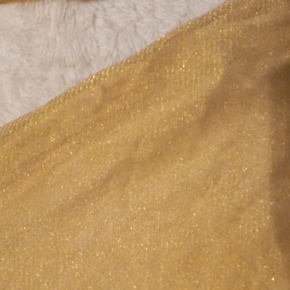 Torrid Gold Glitter Surplice Top 3X - Picture 2 of 10